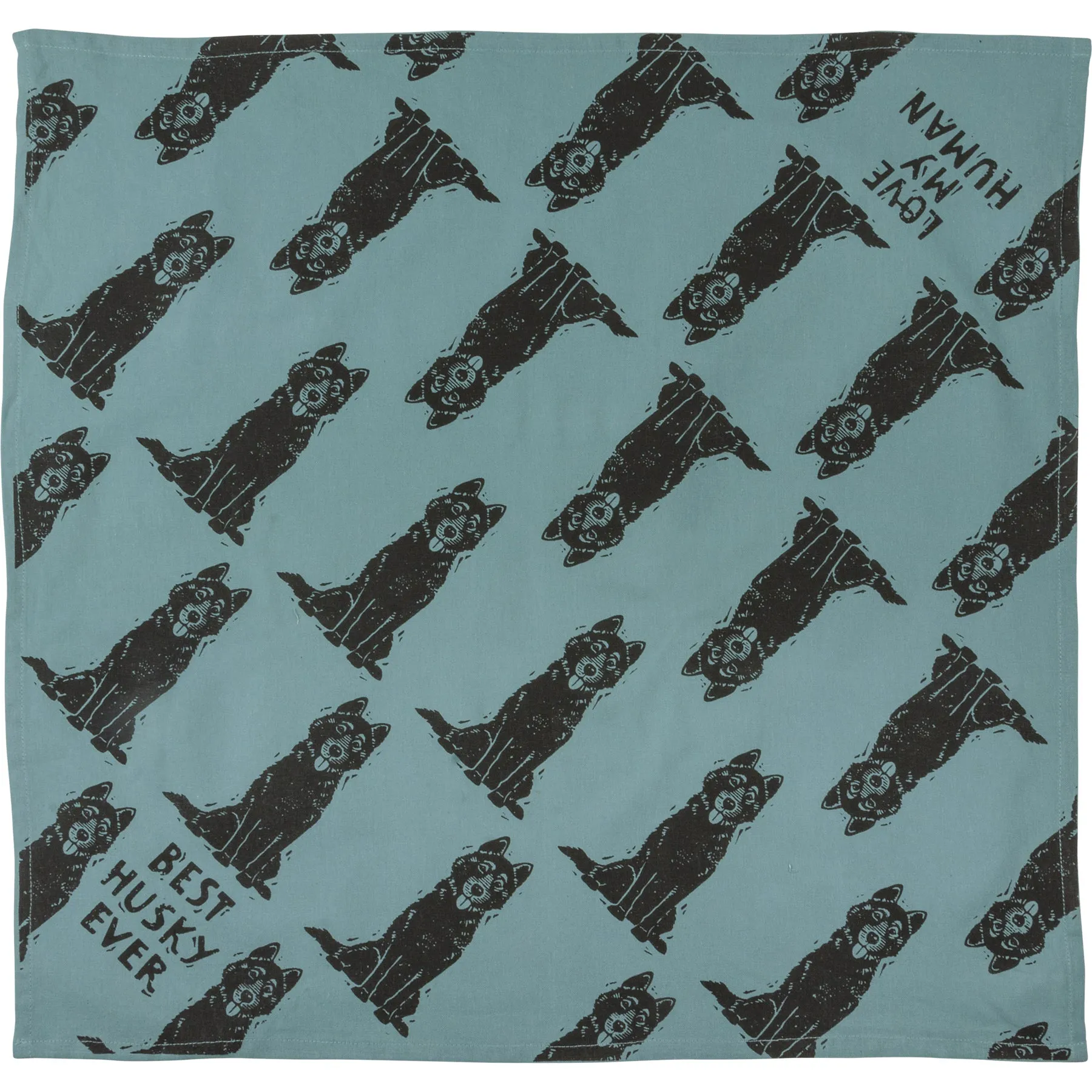 💙 Best Husky Ever Love My Human Pet Bandana Large