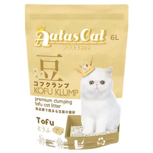 6 FOR $42: Aatas Cat Kofu Klump Tofu Cat Litter (Tofu) 6L