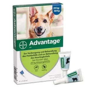ADVANTAGE 400 imidacloprid pipettes for dogs from 25 kg