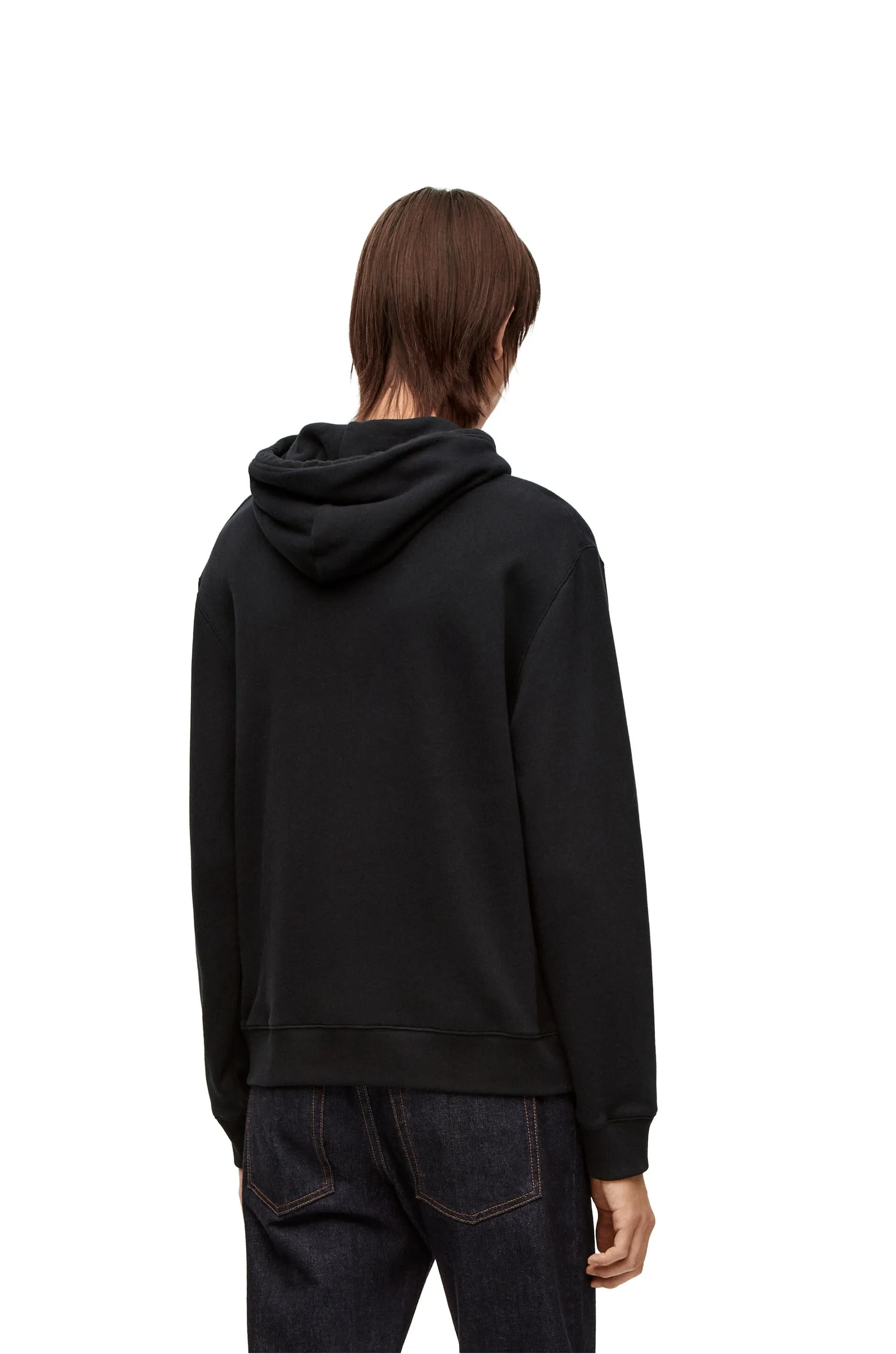 Anagram tonal hoodie in cotton