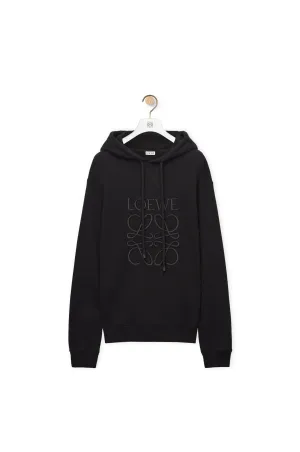 Anagram tonal hoodie in cotton