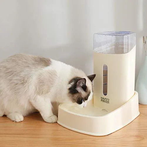 Automatic Pet Feeder, Dog, Cat, Rabbit & Small Animals Food Dispenser,Large-Capacity Cat and Dog Bowl,Blue