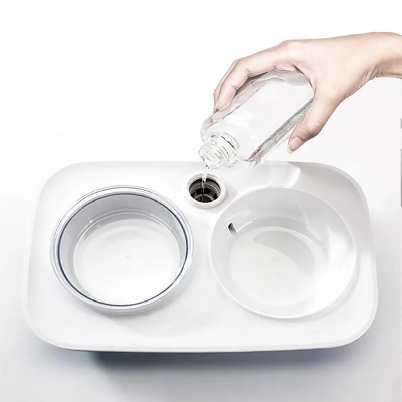 Automatic Water Dispenser Double Pet Bowl