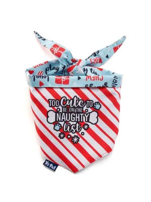 Bandanna Pet Too Cute To Be Naughty Christmas 413768
