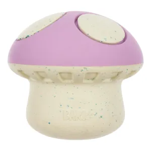 Bark Box Super Chewer Trippy Toadstool Mushroom Durable Squeak and Rubber Dog Toy