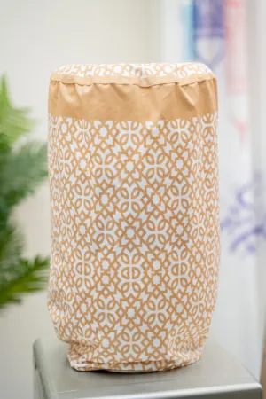 Black Classic Sketch Lantern Ramadan Cover For Water Dispenser