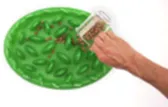 BOWL SLOW FEEDER NORTHMATE OVAL GREEN