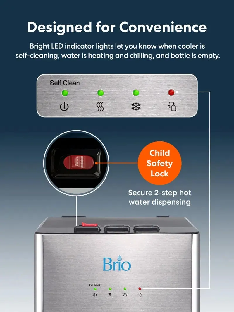 Brio Free Standing Bottom Loading Water Dispenser