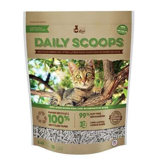 Cat Love Daily Scoop Recycled Litter