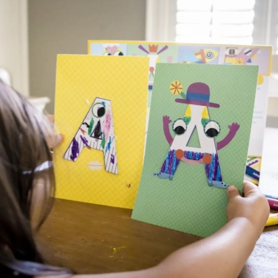 Djeco - Create Shapes Letters Craft Kit