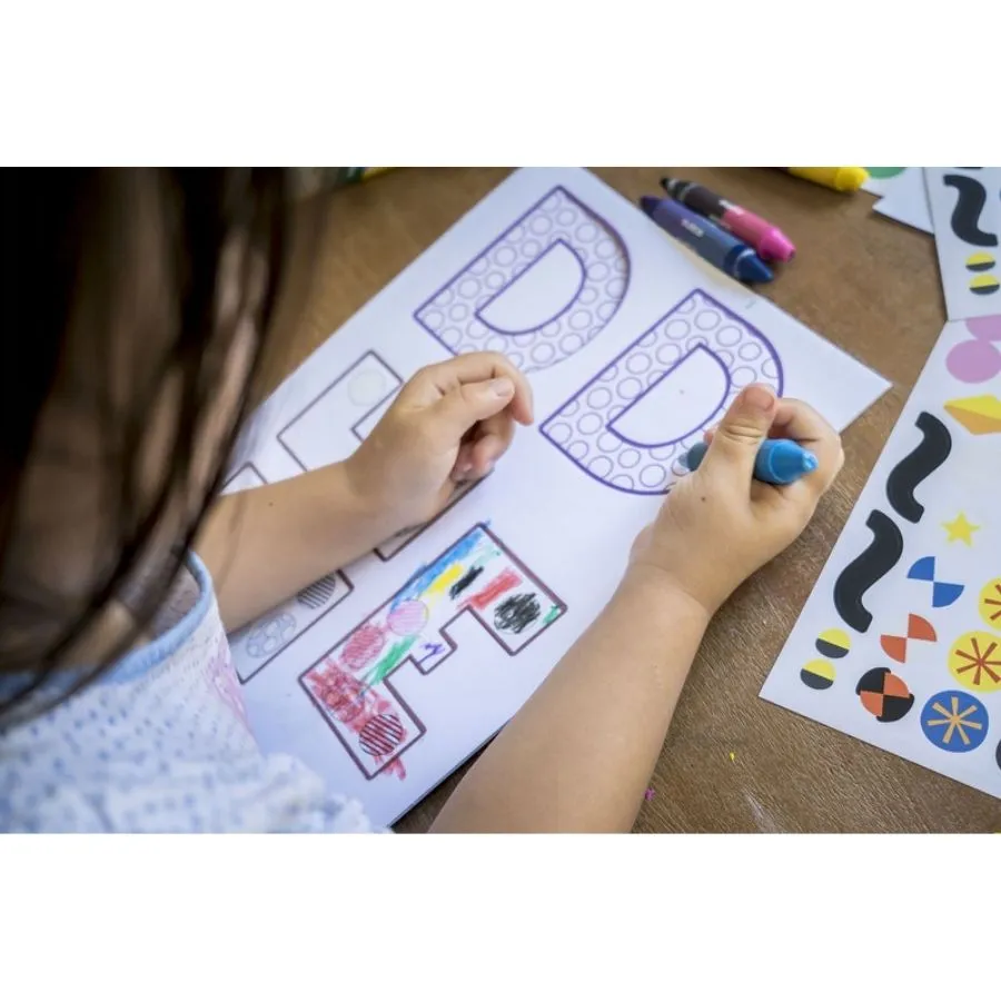 Djeco - Create Shapes Letters Craft Kit