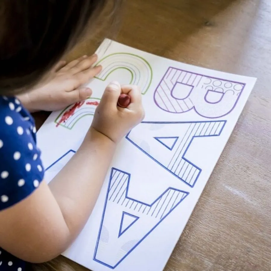 Djeco - Create Shapes Letters Craft Kit