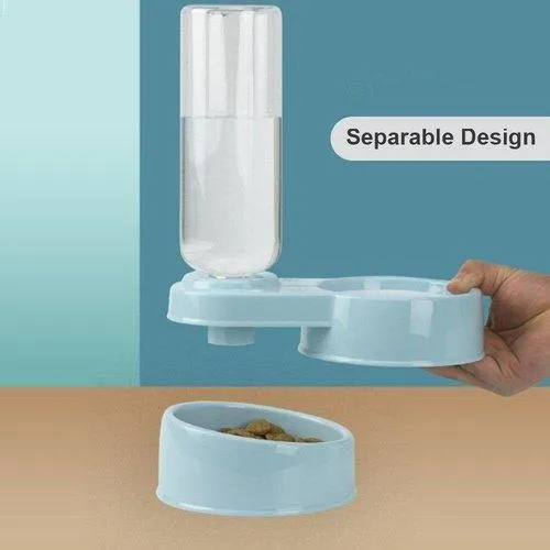Double Bowl Pet Feeder