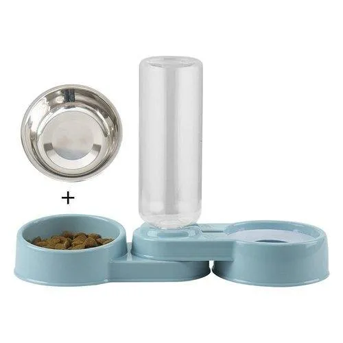 Double Bowl Pet Feeder