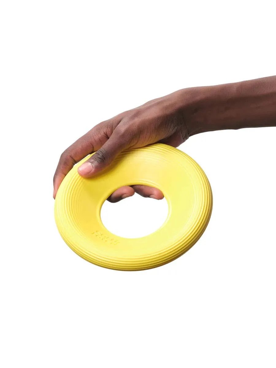Earth Rated TPE Flyer Dog Toy, Small Yellow