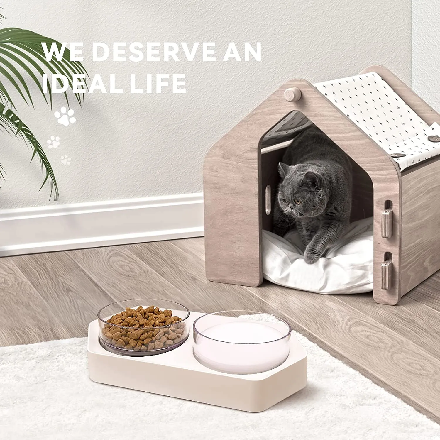 Elevated Cat Bowl Set