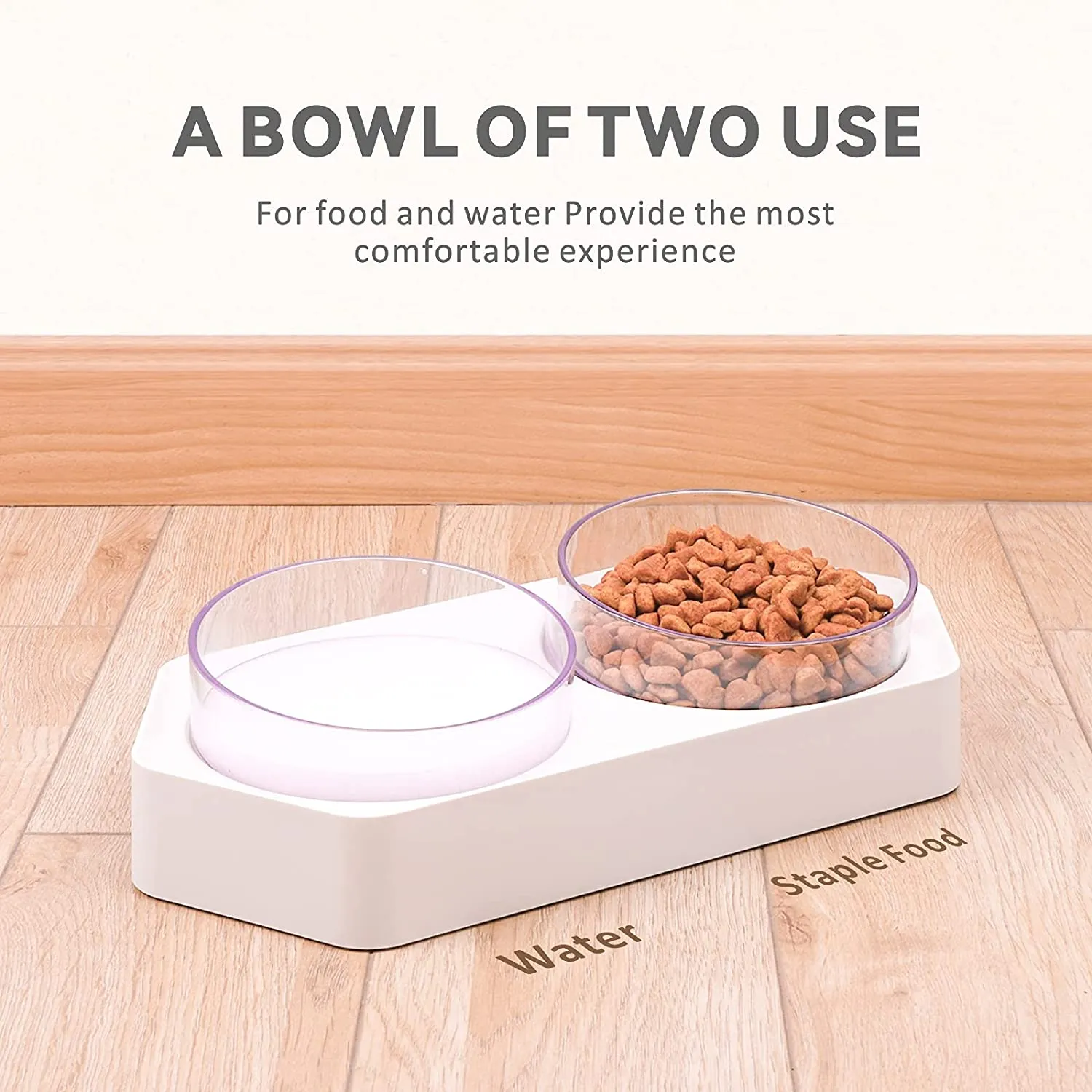 Elevated Cat Bowl Set