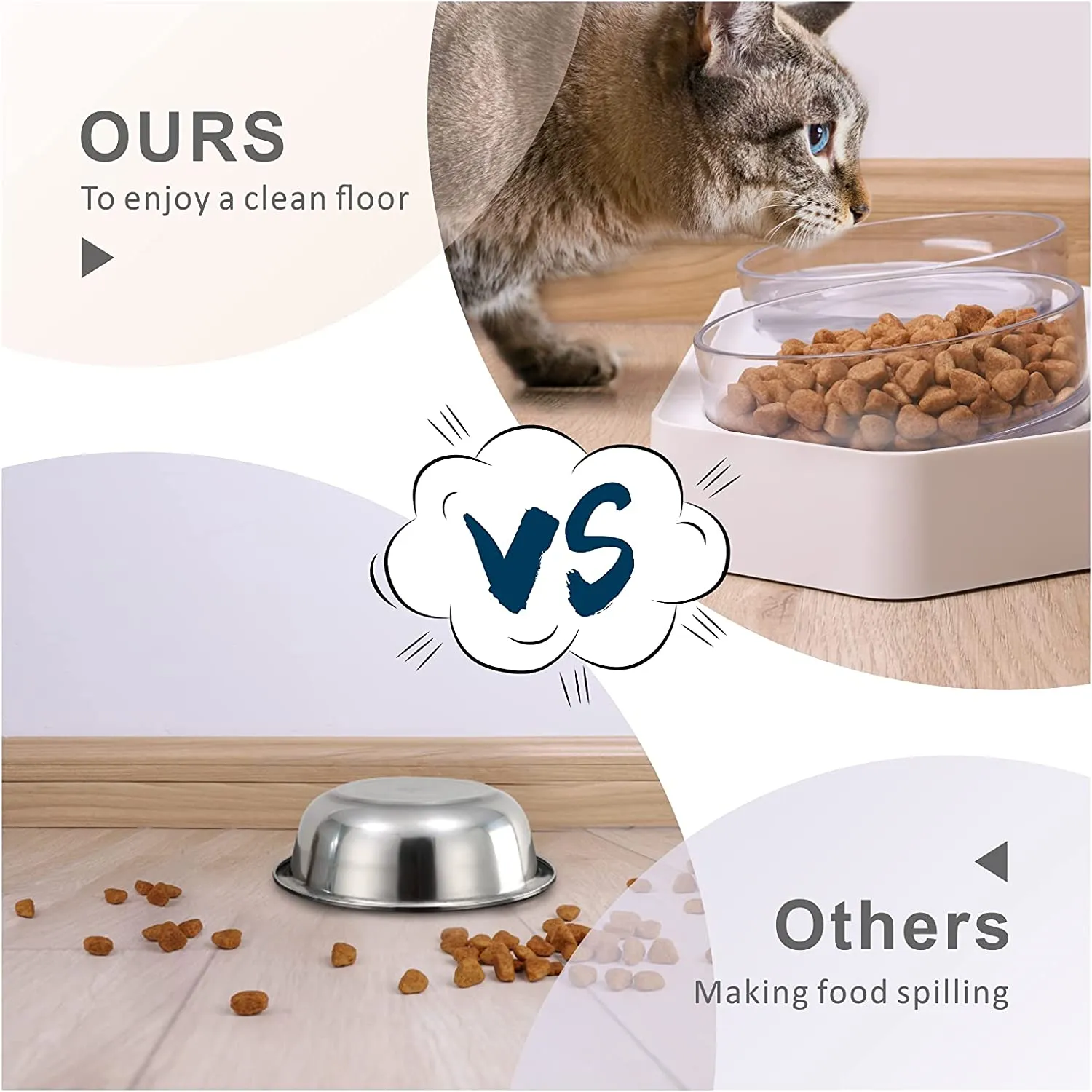 Elevated Cat Bowl Set
