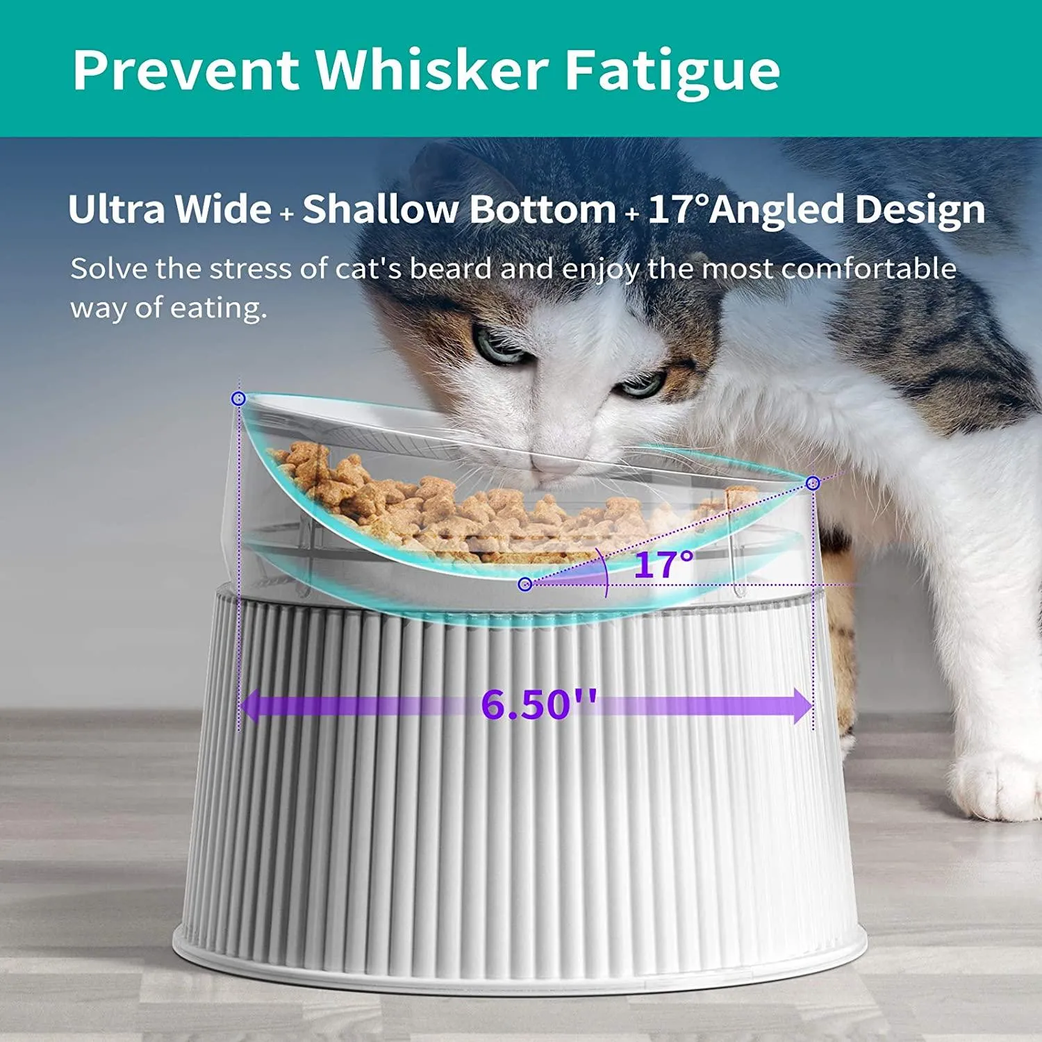 Elevated Cat Food Bowl