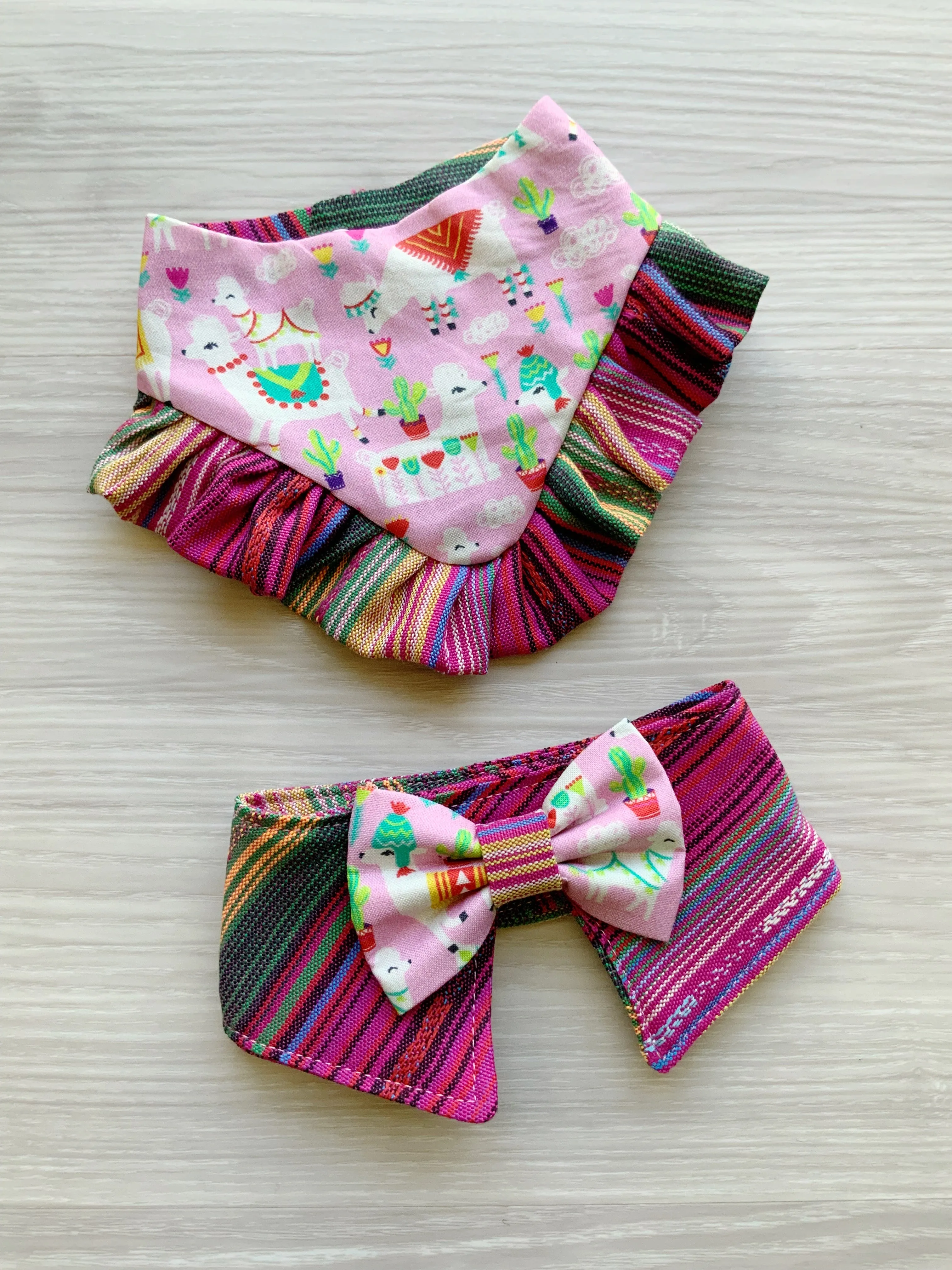 Fiesta Cinco de Mayo Dog Bandana with Ruffle