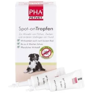 Flea repellent for dogs PHA spot-on drops