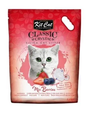 Kitcat Crystal Cat Litter 5L (Mix Berry)