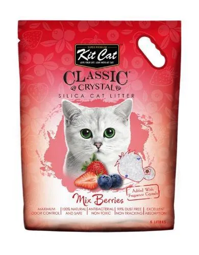 Kitcat Crystal Cat Litter 5L (Mix Berry)