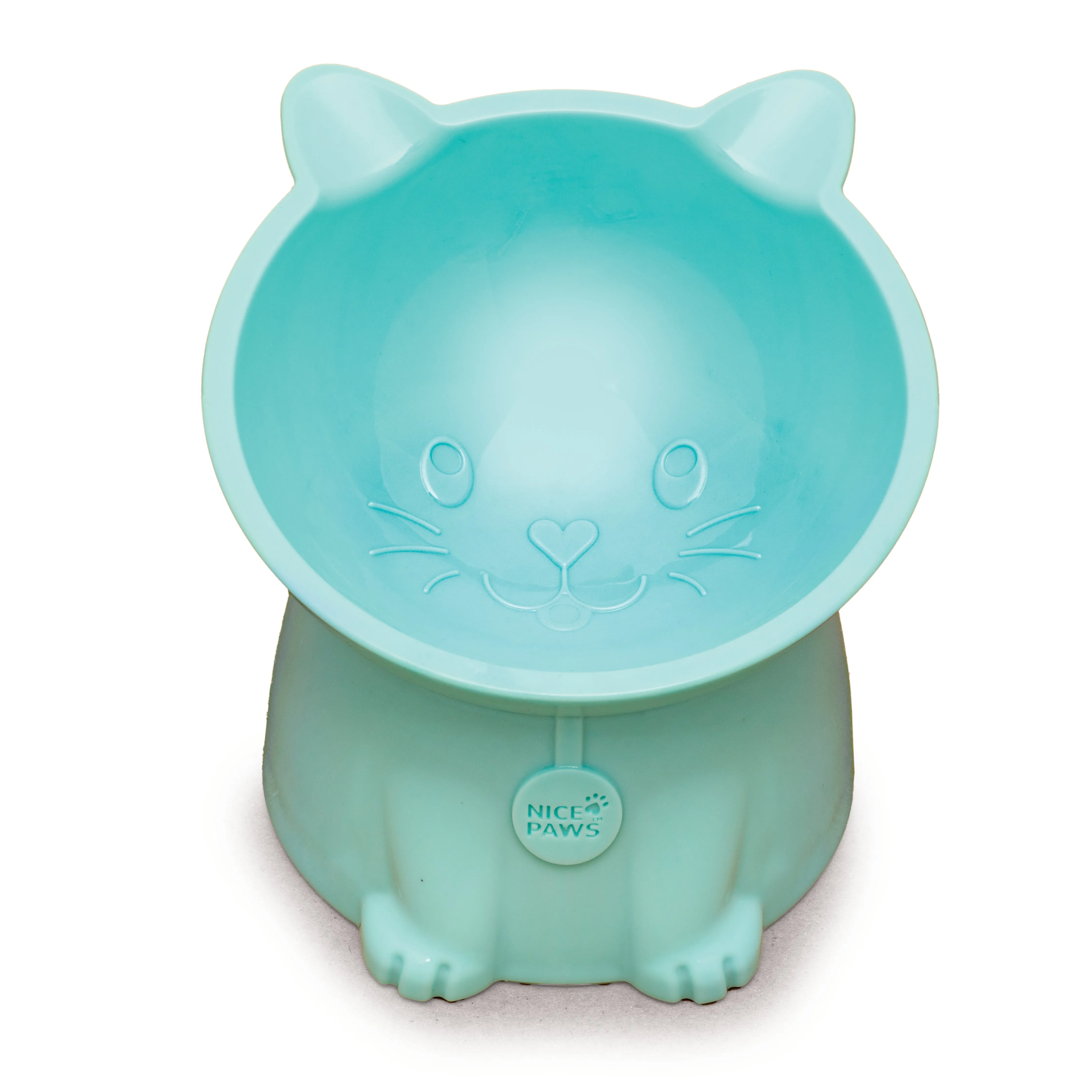 Nice Paws RECYCLED Plastic Cat Tilt Pet Bowls