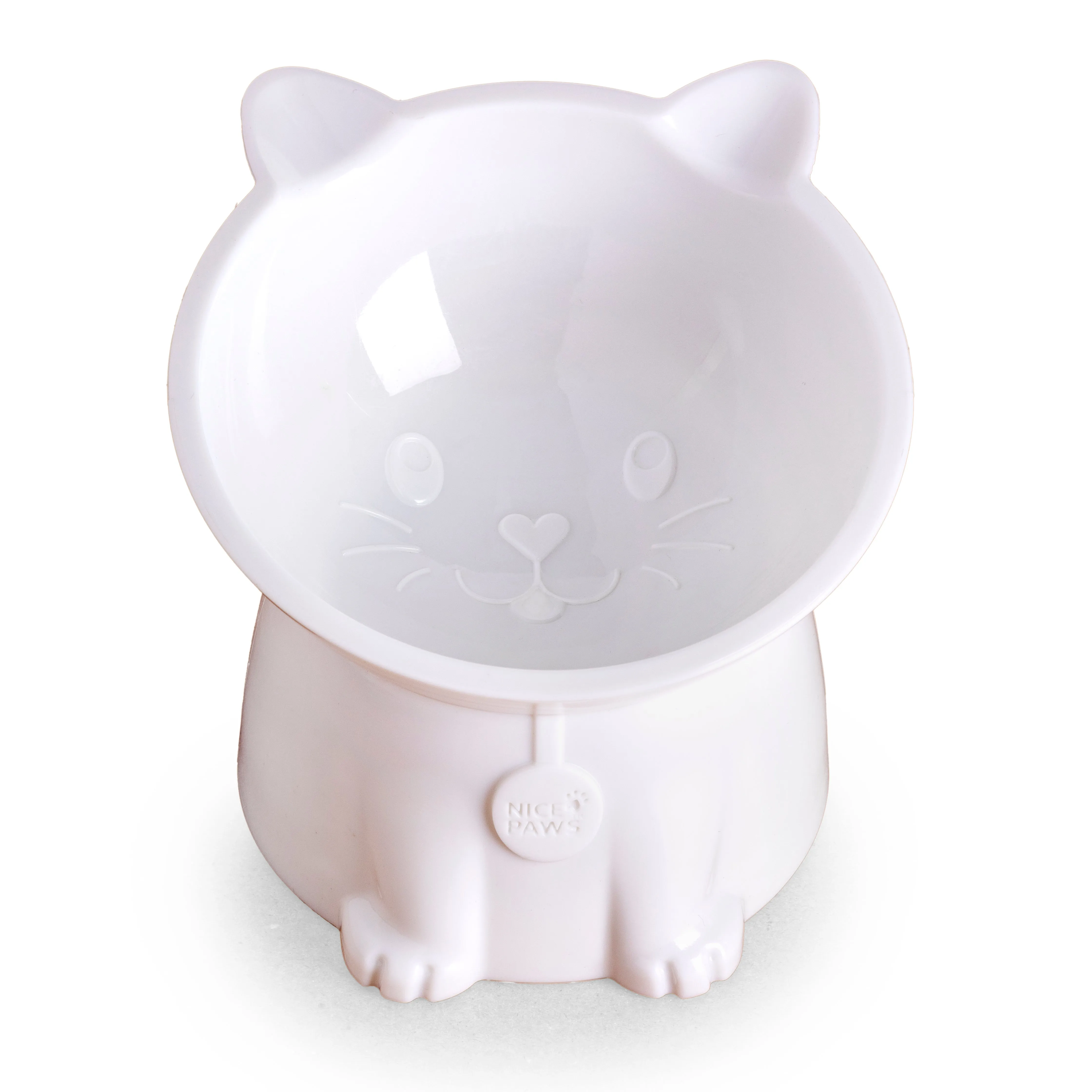 Nice Paws RECYCLED Plastic Cat Tilt Pet Bowls