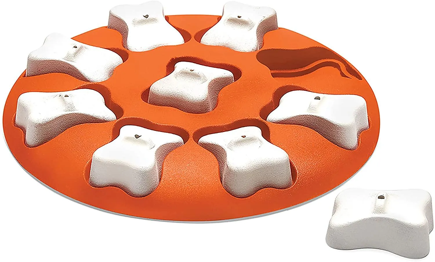 Nina Ottosson by Outward Hound Dog Brick Interactive Treat Puzzle Dog Toy, Intermediate
