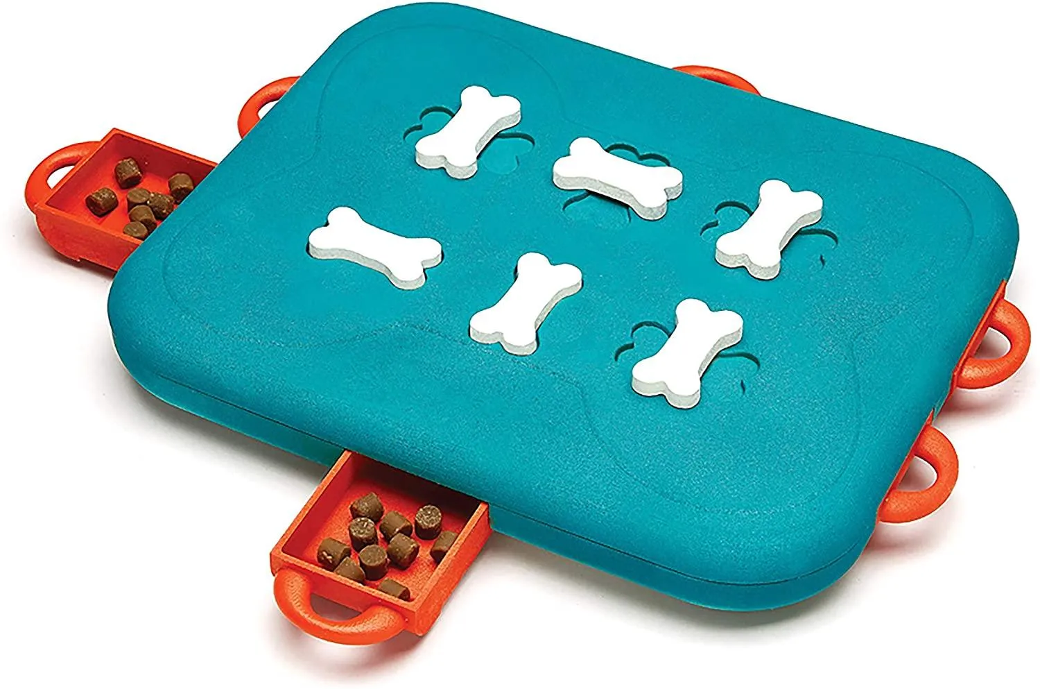 Nina Ottosson by Outward Hound Dog Brick Interactive Treat Puzzle Dog Toy, Intermediate