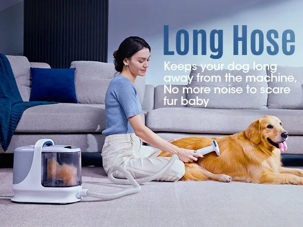 Oneisall BM3 3L Dog Grooming Vacuum Kit & 7L Dog Water Fountain Set