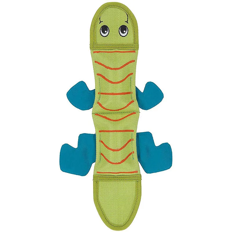 Outward Hound Fire Biterz Lizard 2, Squeak Green, 40 cm