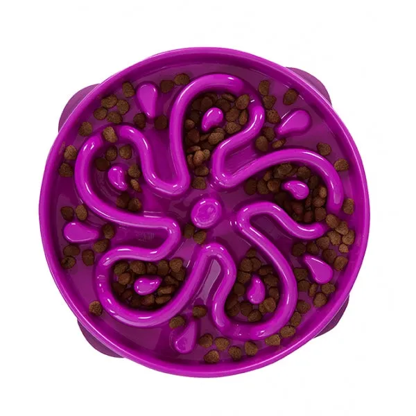 Outward Hound Fun Feeder Purple Flower