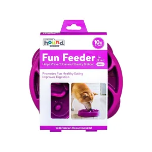 Outward Hound Fun Feeder Purple Flower