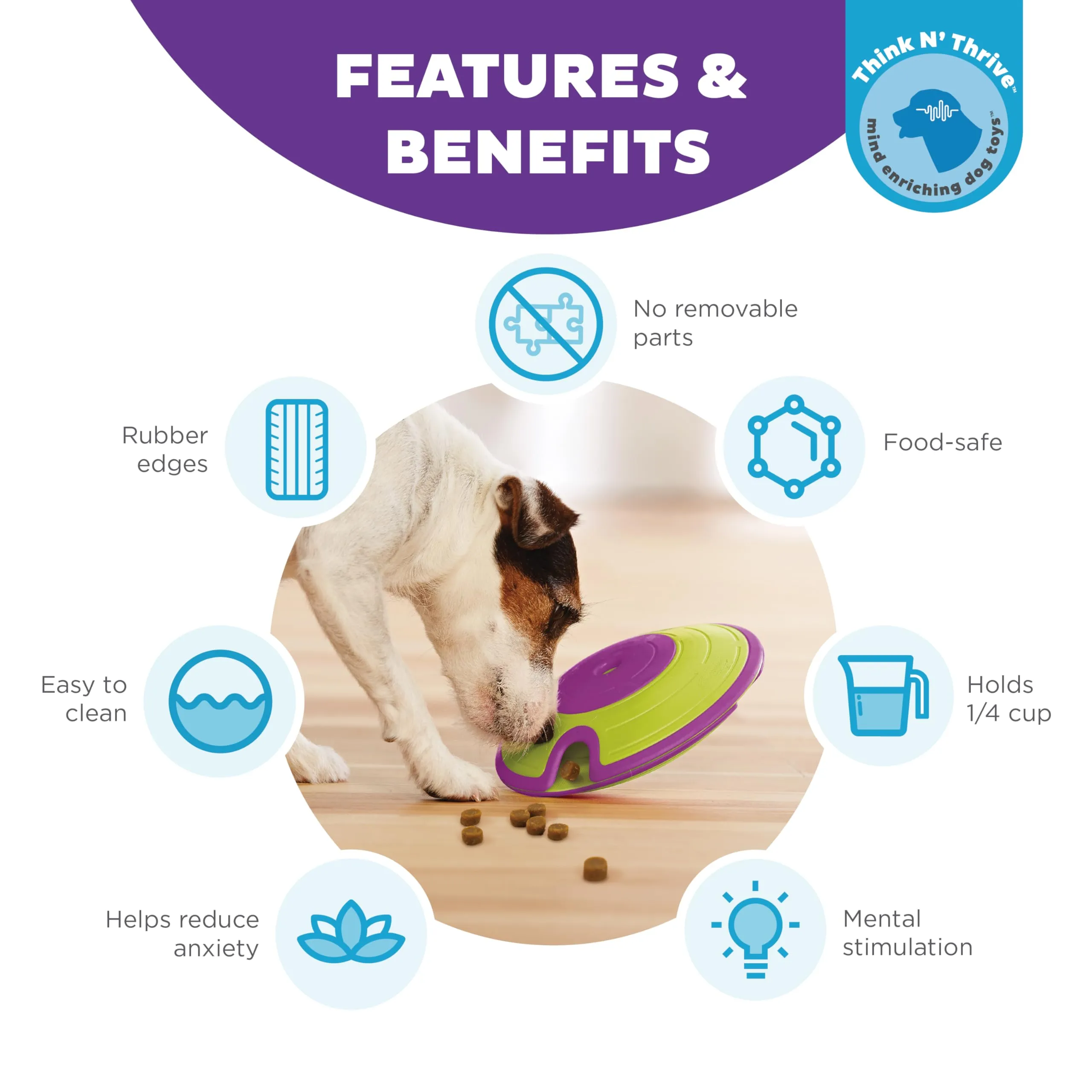 Outward Hound Nina Ottosson Treats Interactive Treat Dispenzing Dog Puzzle Maze Dog Toy