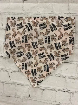 "Squirrel Patrol" Pet Bandana