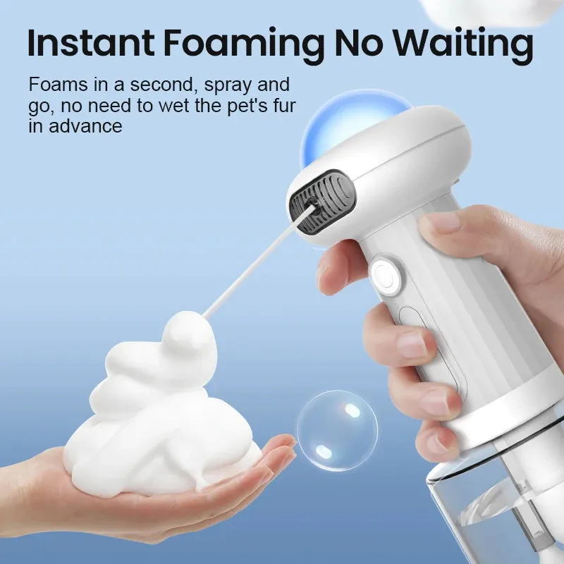 Rojeco automatische Schaum herstellungs maschine für Haustier USB-Aufladung Smart Cat Seifensp ender für Hund Haustier wiederauf ladbare Dusche Zubehör