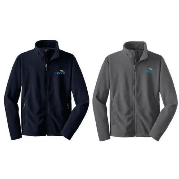 SAND- Full Zip Fleece Pullover