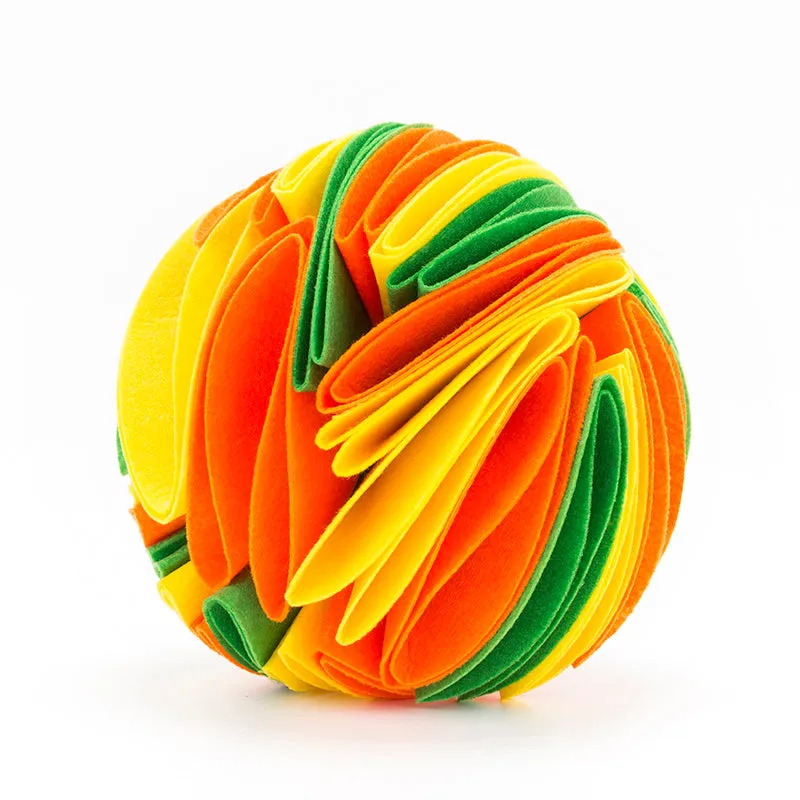 SnuffleSmart: Foldable Dog Snuffle Ball – IQ-Boosting & Interactive Feeding Toy