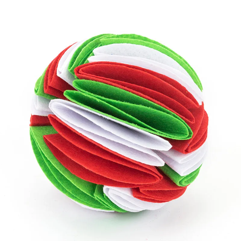SnuffleSmart: Foldable Dog Snuffle Ball – IQ-Boosting & Interactive Feeding Toy