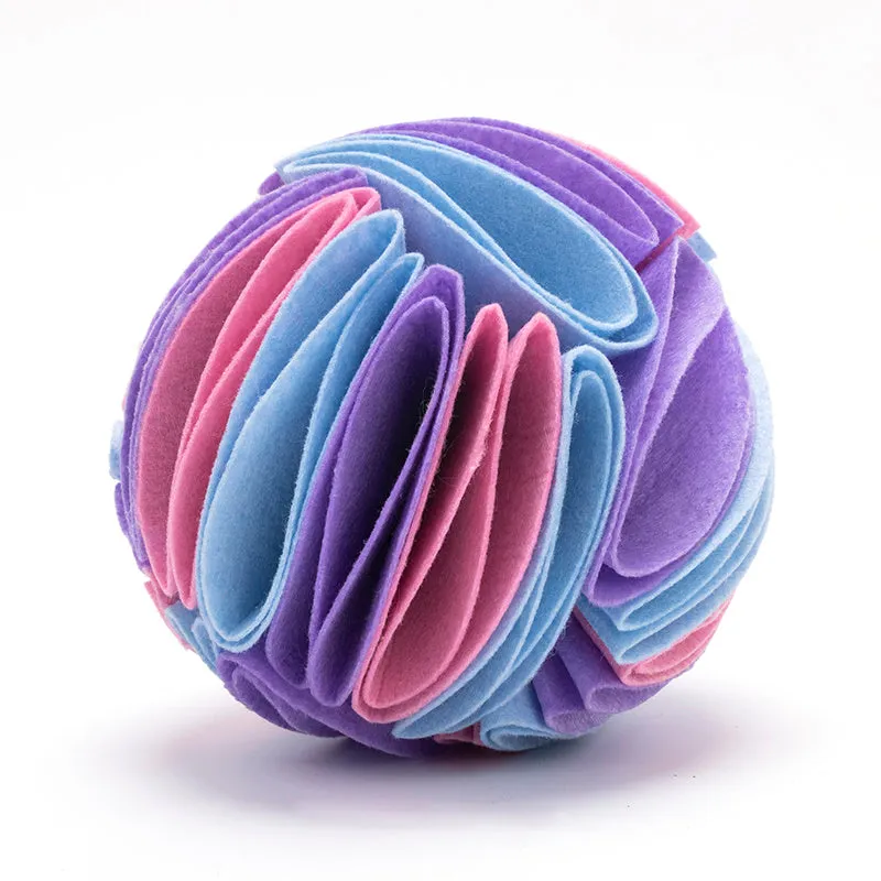 SnuffleSmart: Foldable Dog Snuffle Ball – IQ-Boosting & Interactive Feeding Toy