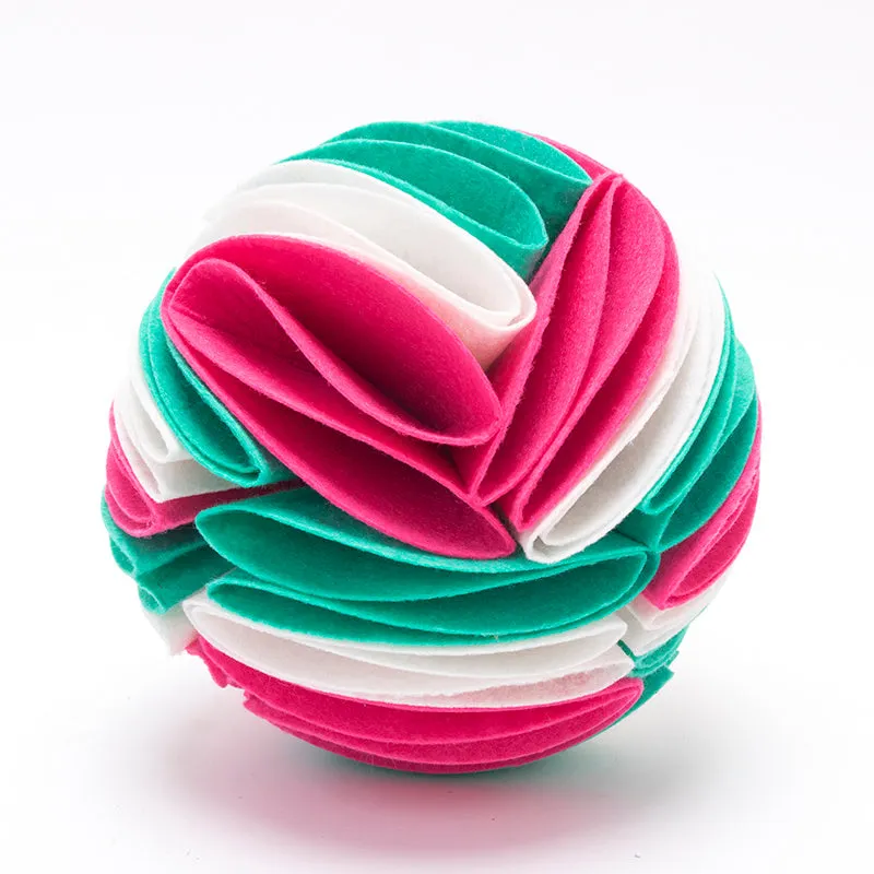 SnuffleSmart: Foldable Dog Snuffle Ball – IQ-Boosting & Interactive Feeding Toy
