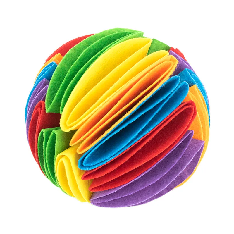 SnuffleSmart: Foldable Dog Snuffle Ball – IQ-Boosting & Interactive Feeding Toy