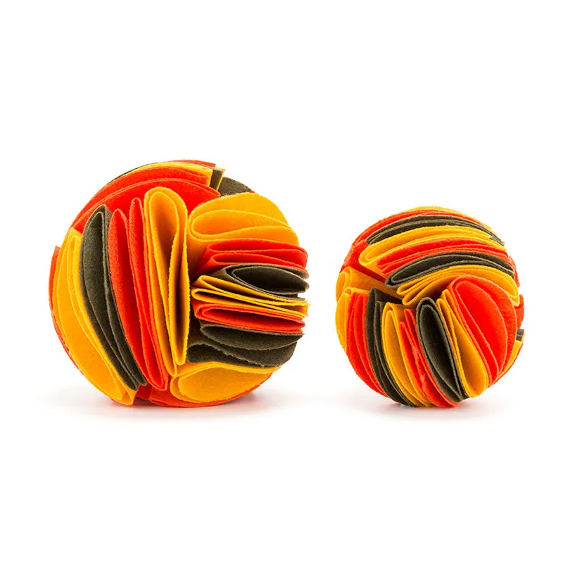 SnuffleSmart: Foldable Dog Snuffle Ball – IQ-Boosting & Interactive Feeding Toy