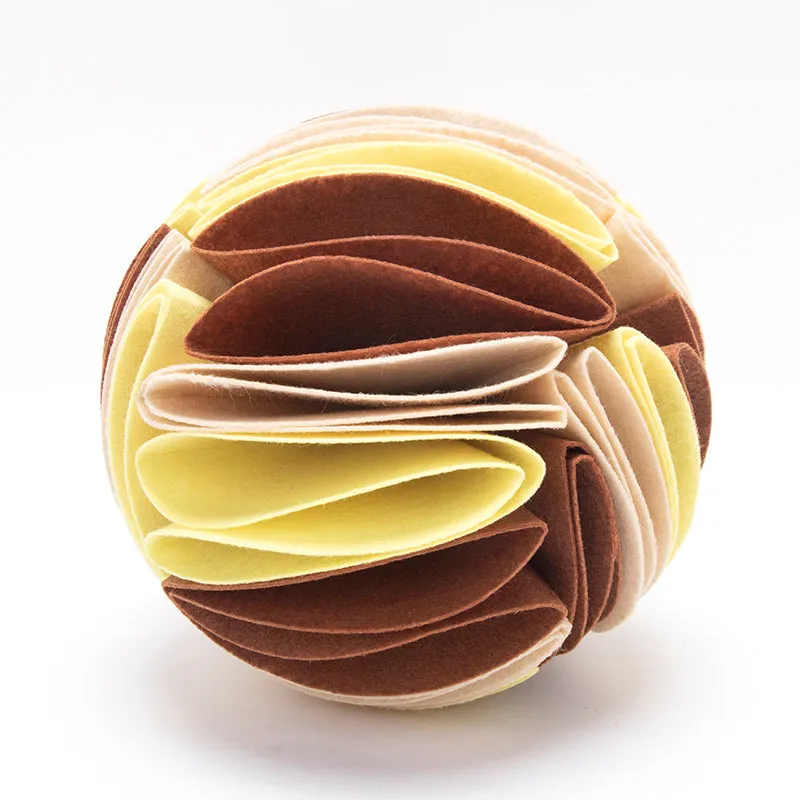 SnuffleSmart: Foldable Dog Snuffle Ball – IQ-Boosting & Interactive Feeding Toy