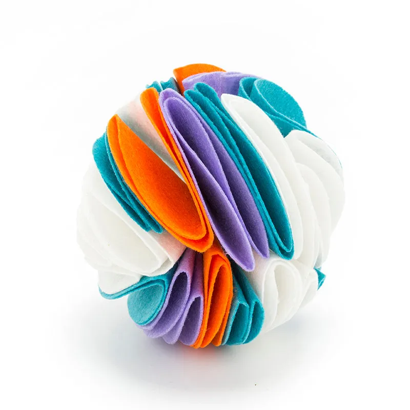 SnuffleSmart: Foldable Dog Snuffle Ball – IQ-Boosting & Interactive Feeding Toy
