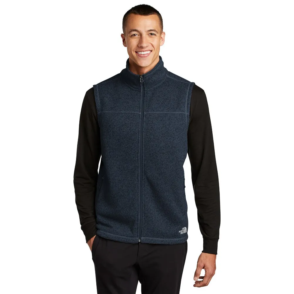 The North Face Men's Vest Fleece Full Zip Sleeveless Side Pockets Sweater Vest