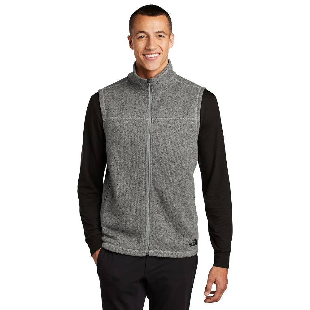 The North Face Men's Vest Fleece Full Zip Sleeveless Side Pockets Sweater Vest