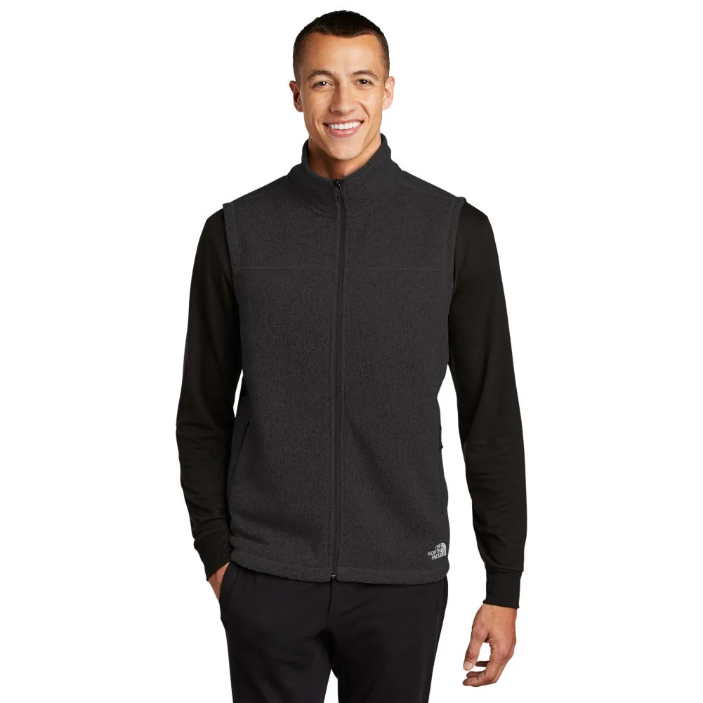 The North Face Men's Vest Fleece Full Zip Sleeveless Side Pockets Sweater Vest